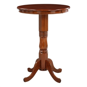 Boraam Wood Spectator 42&quotRound Pub Table in Cherry Finish