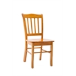 Boraam Wood Shaker Dining Chair in Oak Finish (Set of 2)