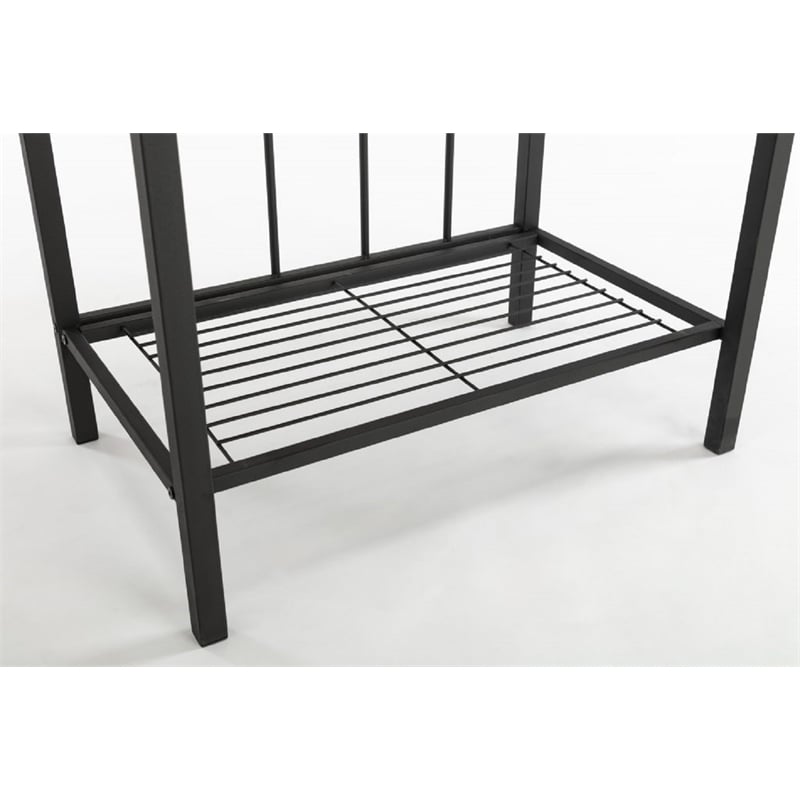 Boraam Metal Praha 4 Shelf Baker's Rack in Black Finish