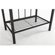 Boraam Metal Praha 4 Shelf Baker's Rack in Black Finish
