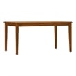 Boraam Wood Shaker Rectangular Dining Table in Walnut Finish Boraam Wood Shaker Rectangular Dining Table in Walnut Finish