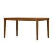 Boraam Wood Shaker Rectangular Dining Table in Walnut Finish