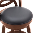 Boraam Siena Counter Height Swivel Counter Stool in Cherry Finish