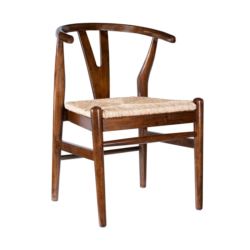 Boraam Wishbone Dining Chairs - Set of 2 - Cappuccino Finish