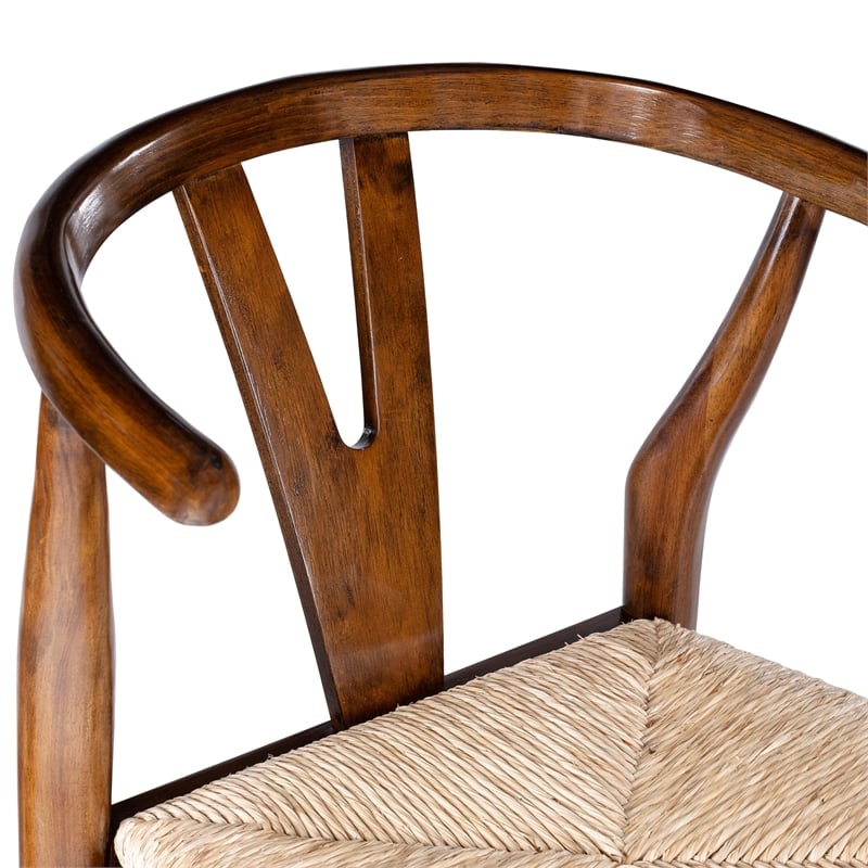 Boraam Wishbone Dining Chairs - Set of 2 - Cappuccino Finish