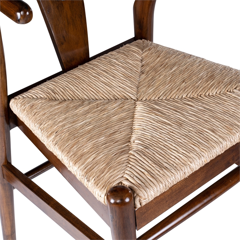 Boraam Wishbone Dining Chairs - Set of 2 - Cappuccino Finish