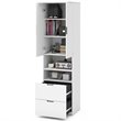 Bestar Lumina 2 Drawer Storage Cabinet in White