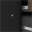 Bestar Connexion 3 Drawer Add On File Cabinet in Antigua and Black