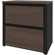 Bestar Connexion 2 Drawer Lateral File Cabinet in Antigua and Black