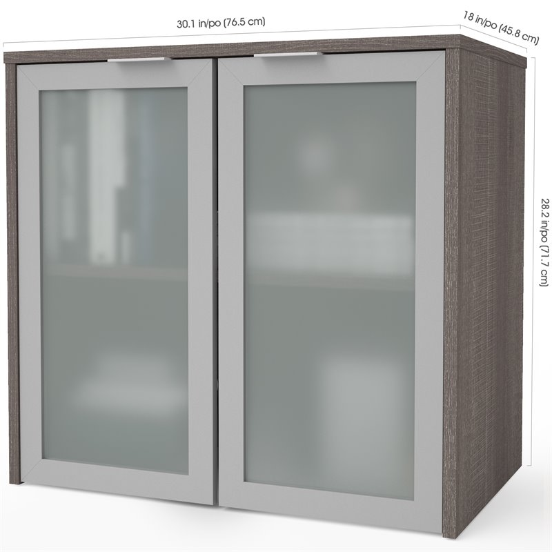 Bestar i3 Plus 2 Frosted Glass Door 30