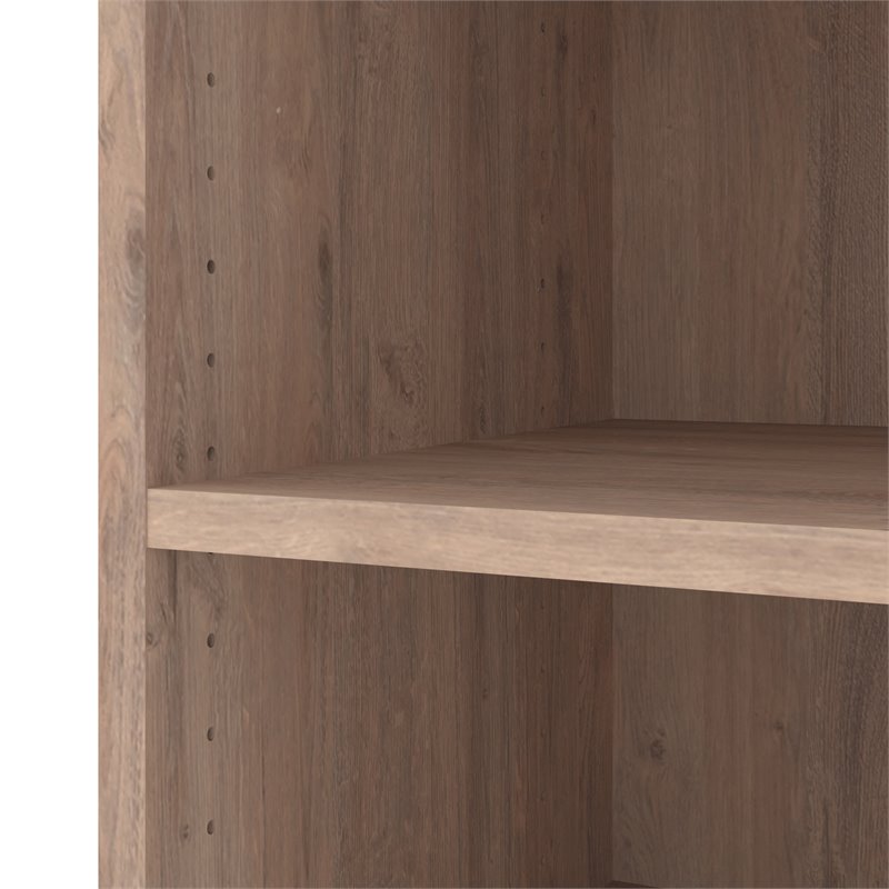 Bestar Pur 36W Closet Organizer in Rustic Brown - Engineered Wood
