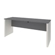 Bestar Connexion Wood Office Credenza in Slate and Sandstone