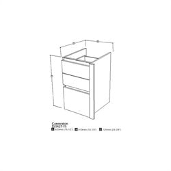   Drawer Wood Lateral File Storage Filing Cabinet 063753034784  