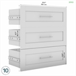 Pur 3 Drawer Set for Pur 25W Closet Organizer in Rustic Brown - Engineered Wood
