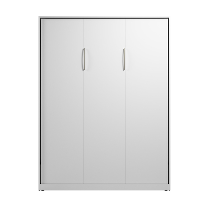 Bestar USA Claremont Engineered Wood Queen Murphy Bed in White