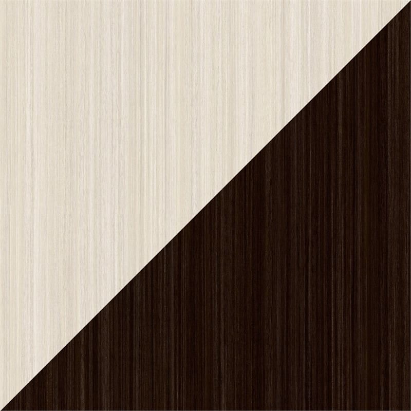 Bestar Lumina Engineered Wood Full Murphy Bedroom Sets in White Chocolate