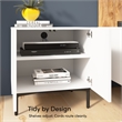 24W Modular Storage Cabinet with Doors - Engineered Wood