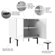 24W Modular Storage Cabinet with Doors - Engineered Wood