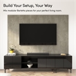 24W Modular Storage Cabinet with Doors - Engineered Wood