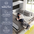 Pur 80W Full Horizontal Murphy Bed - Engineered Wood