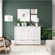 Key West 59W Full Murphy Cabinet Bed with Pullout Drawer - Engineered Wood