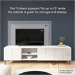 94W Entertainment Center with TV Stand and Storage Cabinet - Engineered Wood