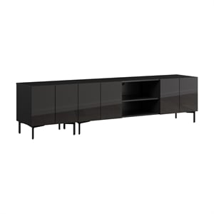 94W Entertainment Center with TV Stand and Storage Cabinet - Engineered Wood