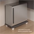 Bestar Connexion Engineered Wood U-Shaped Desk with Hutch in Slate/Sandstone