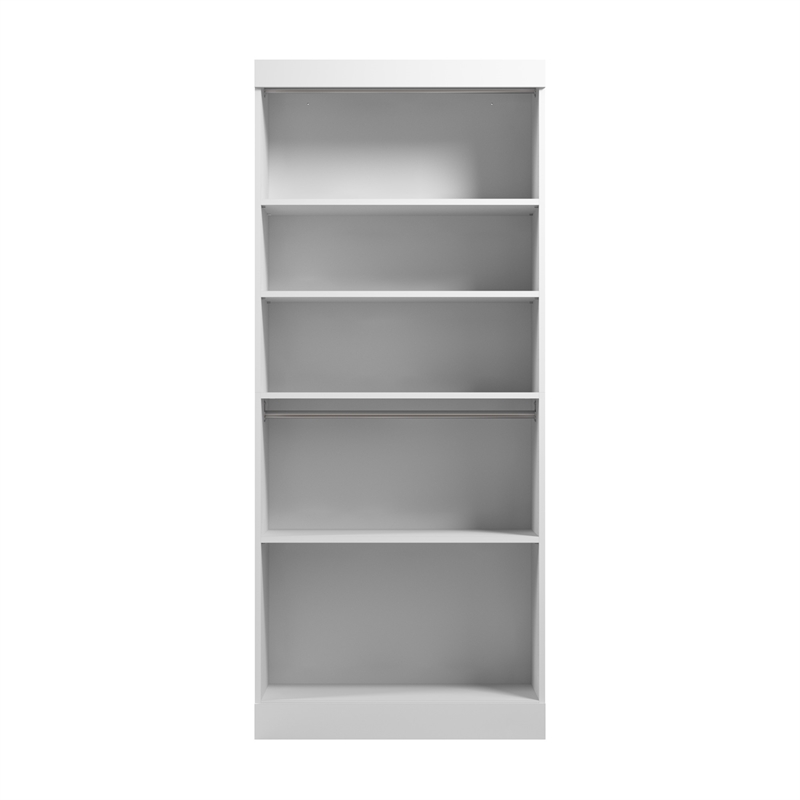Bestar Pur 36W Closet Organizer in White - Engineered Wood