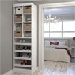 Bestar Pur 25W Closet Shoe Organizer in White - Engineered Wood
