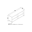 Bestar Pro-Linea Engineered Wood Credenza in White