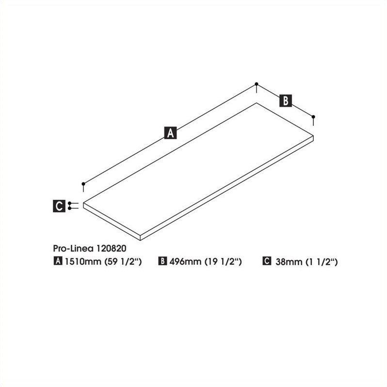 Bestar Pro-Linea Bridge in White
