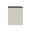 Bestar Connexion Home Office Set with 2 Pedestals in Sandstone and Slate