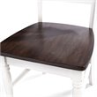 Crosley Furniture Shelby Wood Turned Leg Dining Side Chair in White (Set of 2)