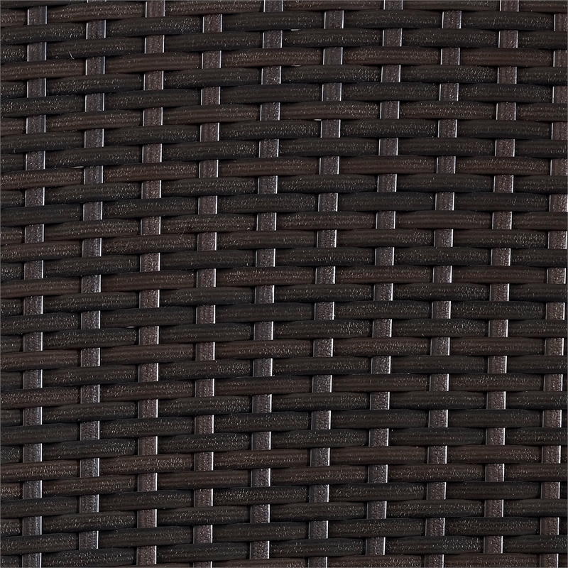Crosley Palm Harbor 2 Piece Wicker Patio Sofa Set in Brown and Gray