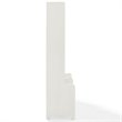 Crosley Furniture Fremont Wood Hall Tree in Distressed White (Set of 2)
