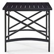 Crosley Furniture Kaplan Metal Patio End Table in Oil Rubbed Bronze