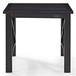 Crosley Furniture Kaplan Metal Patio End Table in Oil Rubbed Bronze