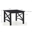 Crosley Furniture Kaplan Metal Patio End Table in Oil Rubbed Bronze