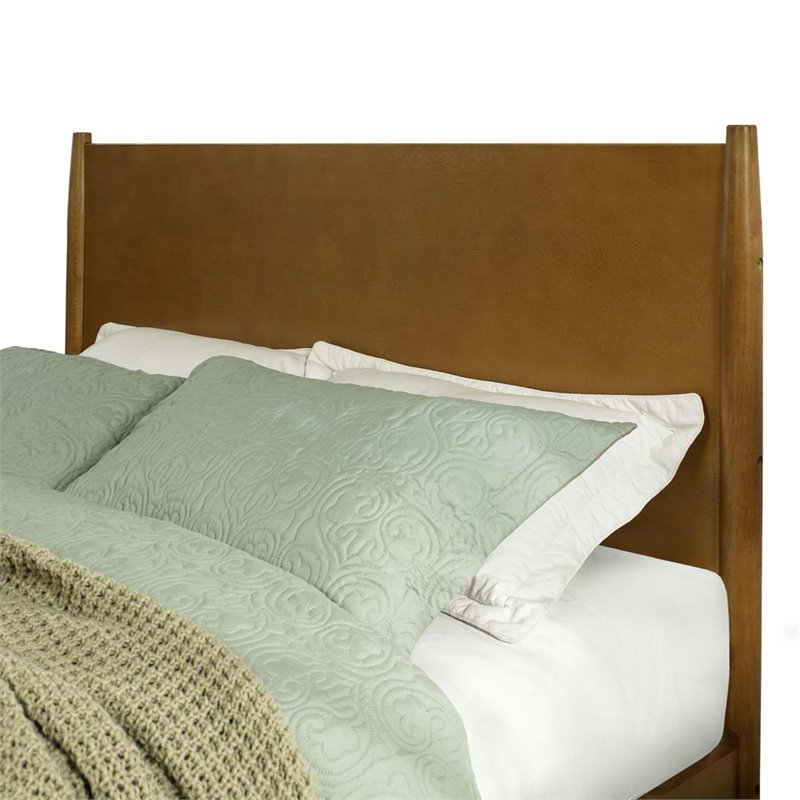 Crosley Landon 2 Piece Mid Century Modern Bedroom Set in Acorn