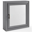 Crosley Tara Mirror Medicine Cabinet in Vintage Gray