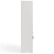 Crosley Furniture Tara Wood Classic Linen Cabinet in Vintage White/Black