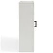 Crosley Furniture Tara Wood Medicine Cabinet in Vintage White/Black