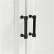 Crosley Furniture Tara Wood Medicine Cabinet in Vintage White/Black