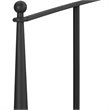 Crosley Furniture Whitney Full Queen Metal Spindle Headboard in Black