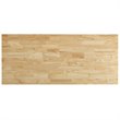 Crosley Furniture Natural Wood Top Kitchen Cart in Gray/Natural