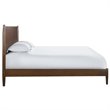 Crosley Furniture Landon Wood King Panel Platform Bed in Mahogany