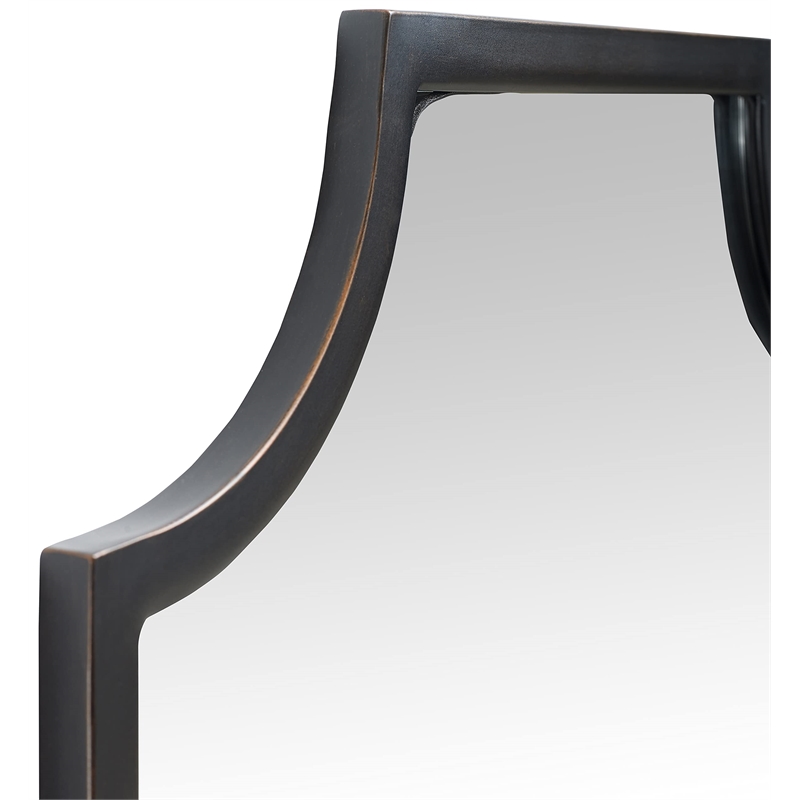 Crosley Furniture Aimee Decorative Metal Bathroom Mirror in Oil Rubbed Bronze