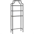Crosley Furniture Aimee 3 Shelf Metal/Glass Spacesaver in Oil Rubbed Bronze