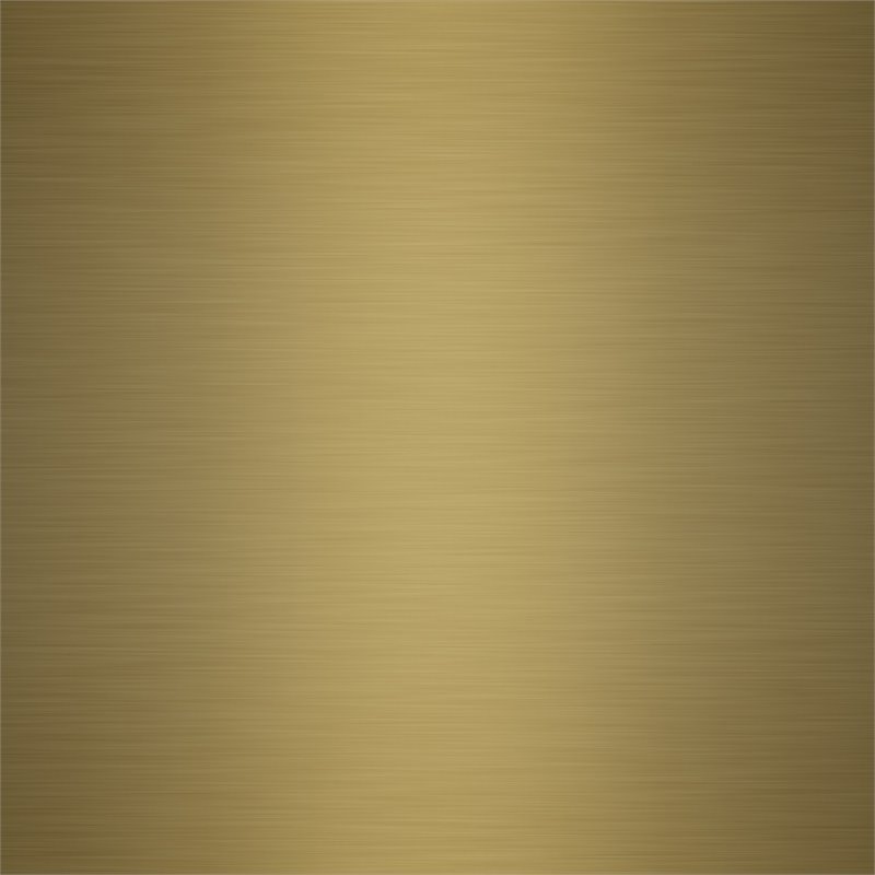 Crosley Furniture Aimee 3 Shelf Metal/Glass Spacesaver in Soft Gold